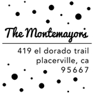 Picture of Montemayor Address Stamp